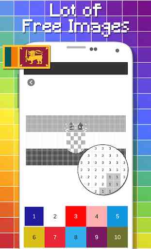Flags Color By Number - Pixel Art 2