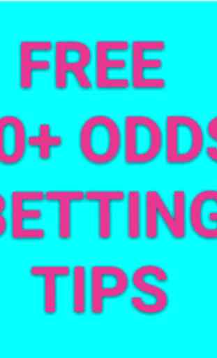 Free 20+ Odds Betting Tips 1