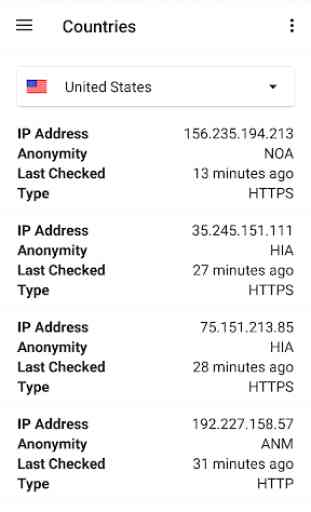 Free Proxy List - HTTP, HTTPS & SOCKS Proxy 1