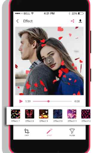 Heart Photo Effect Video Maker With Music 1
