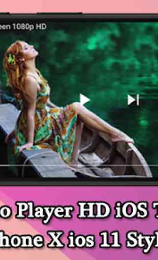 IOS X VIDEO Player 2018 - iOS Theme Video Player 1