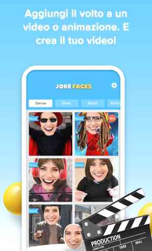 Jokefaces -  Creatore di video divertente 1