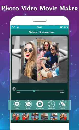 Photo to Video Maker with Music : Slideshow Maker 4