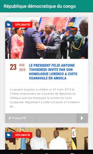 Présidence de la RDC 2