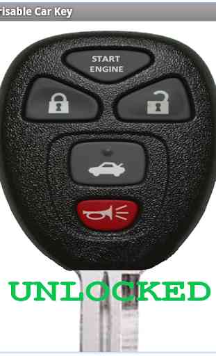 Pseudo Car Key Remote 2