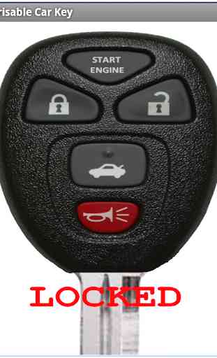 Pseudo Car Key Remote 3