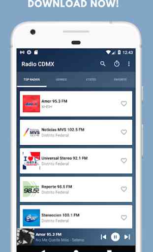 Radio Mexico City - CDMX Stations Free 2
