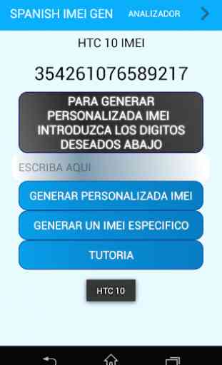 SPANISH IMEI GEN 4