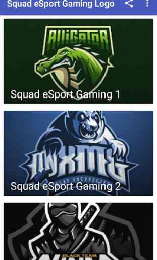 Squad eSport Gaming Logo Ideas 2