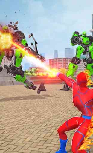 super robot speed hero: gioco di combattimento 4