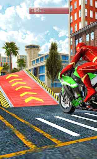 Superhero Bike Stunt Racing Tracks 3