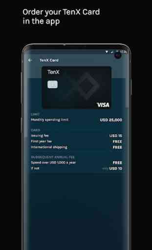 TenX – Bitcoin Wallet & Cryptocurrency Card 3