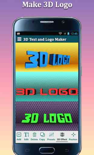 Testo 3D Foto editore-Logo 3D Creatore e 3D Nome 3
