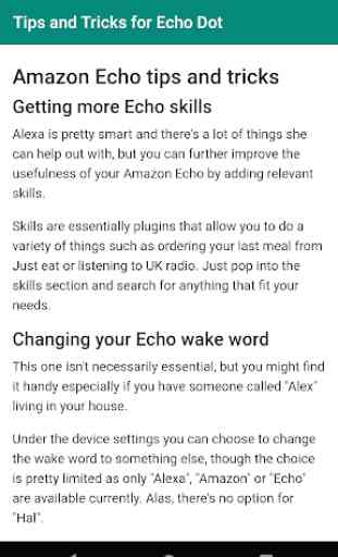 Tips and Tricks for Echo Dot 4