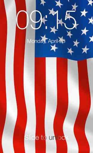 USA America Flag Lock Screen 1