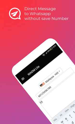 WADM Me Lite-WhatsApp Direct Message & Create Link 1
