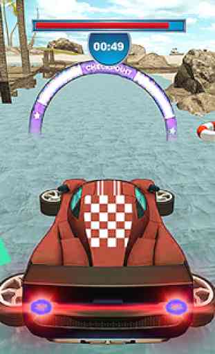 Water Surfing Floating Car Racing Game 2020 4
