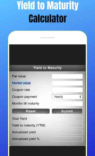 Yield to Maturity Calculator 1