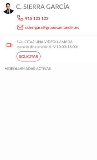 Banco Santander Videollamada 2