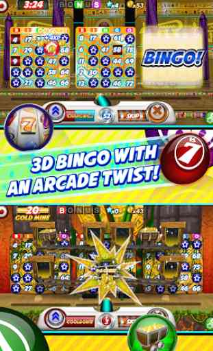 Bingo Cannonball: Bingo gratis con un tocco 3D 2