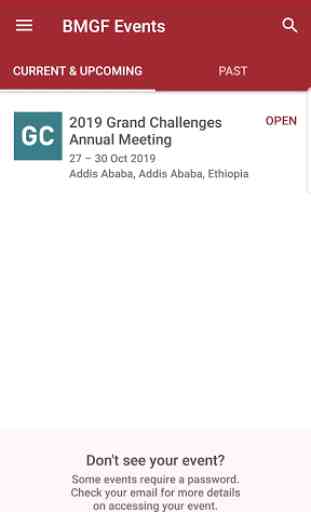 BMGF Events App 2