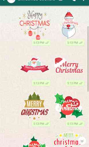 Christmas GIF : Christmas Stickers For Whatsapp 2