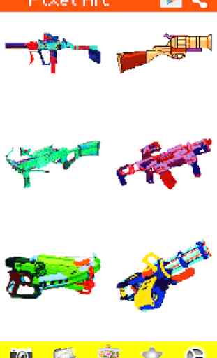 Coloring MLG Weapon Skins Pixel Art Game 3