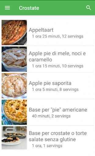 Crostate ricette di cucina gratis in italiano. 1