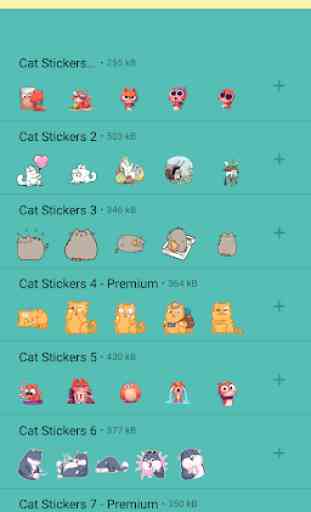 Cute Cat Stickers - WAStickerApps 4