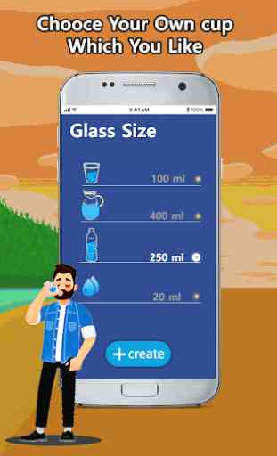 Daily Water Reminder Tracke allarme per bere acqua 1