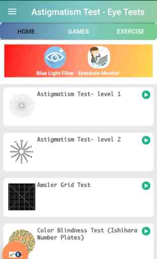 Eye Tests - Astigmatism Test and Eye Exercises 1