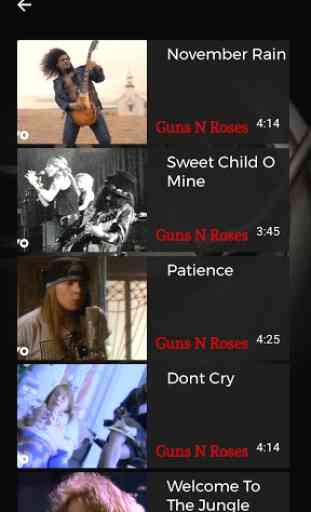 Guns N' Roses Full Album Music Videos 2