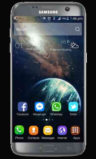 Launcher Samsung Galaxy A50 Theme 1