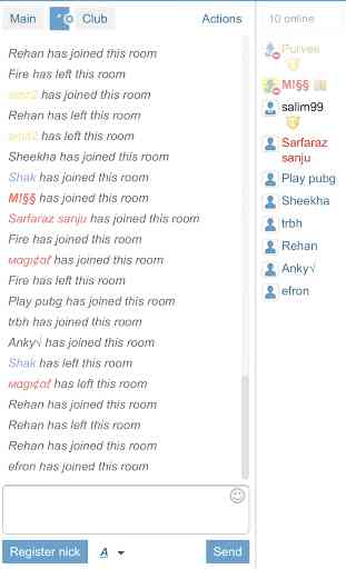MISS chatroom - Miss Zone Android Chat Room. 2