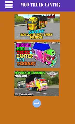 Mod Truck Canter Indonesia BUSSID 1