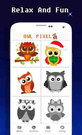 Owl Cute Color By Number - Pixel Art 4