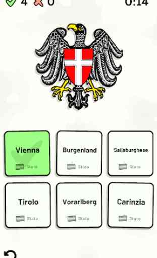 Quiz Stati dell'Austria: Mappe, Bandiere, Capitali 2