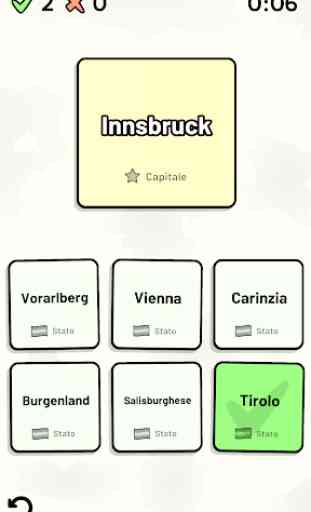 Quiz Stati dell'Austria: Mappe, Bandiere, Capitali 4
