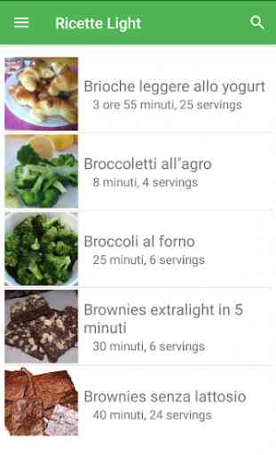 Ricette light di cucina gratis in italiano offline 4