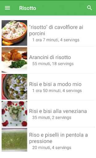Risotto ricette di cucina gratis in italiano. 1