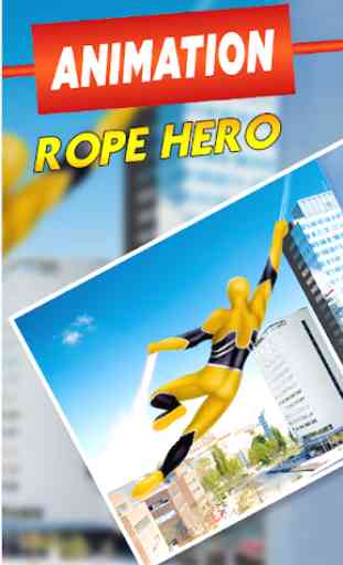 Rope Hero Animation Maker - Stickman Animation 1