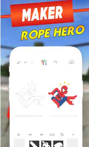 Rope Hero Animation Maker - Stickman Animation 2