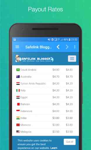 Safelink Blogger - URL Shortener & Earn Money 2