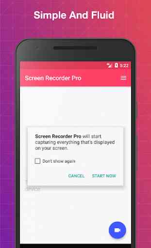 Screen Recorder Pro - NO ROOT 3