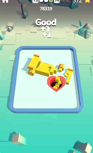 Shooting hole - collect cubes with 3d hole io game 3