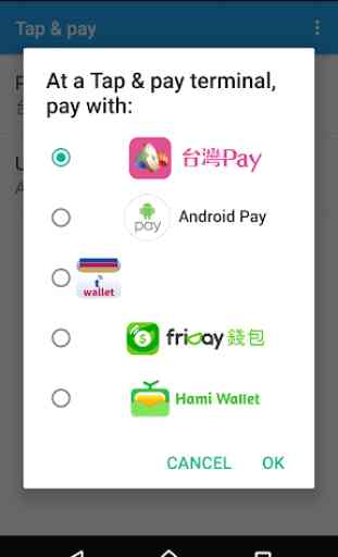 Tap and Pay shortcut 2