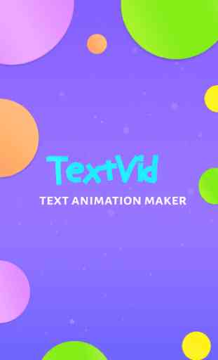 TextVid : Text Animation Maker 1