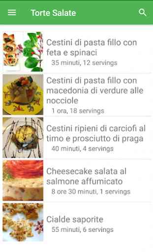 Torte Salate ricette di cucina gratis in italiano. 2