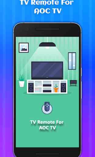 TV Remote For AOC TV 1