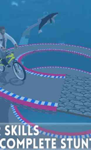 Underwater Bicycle Racing Tracks : BMX Games USA 4